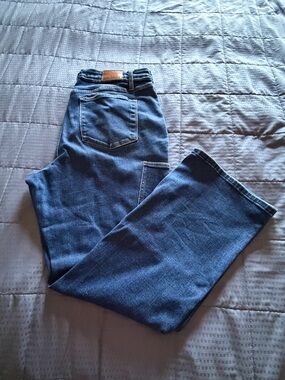 Judy Blue Women’s Dark Wash Cargo Bootcut Jeans Size 18W